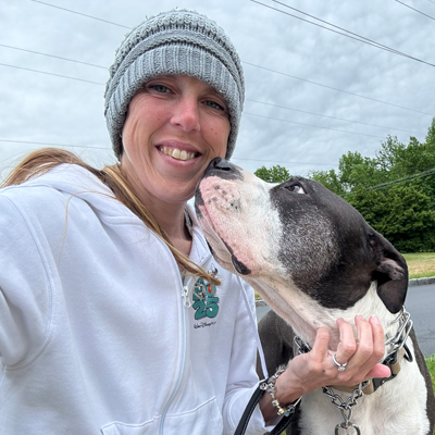 Selfie with Pawlie the Dog